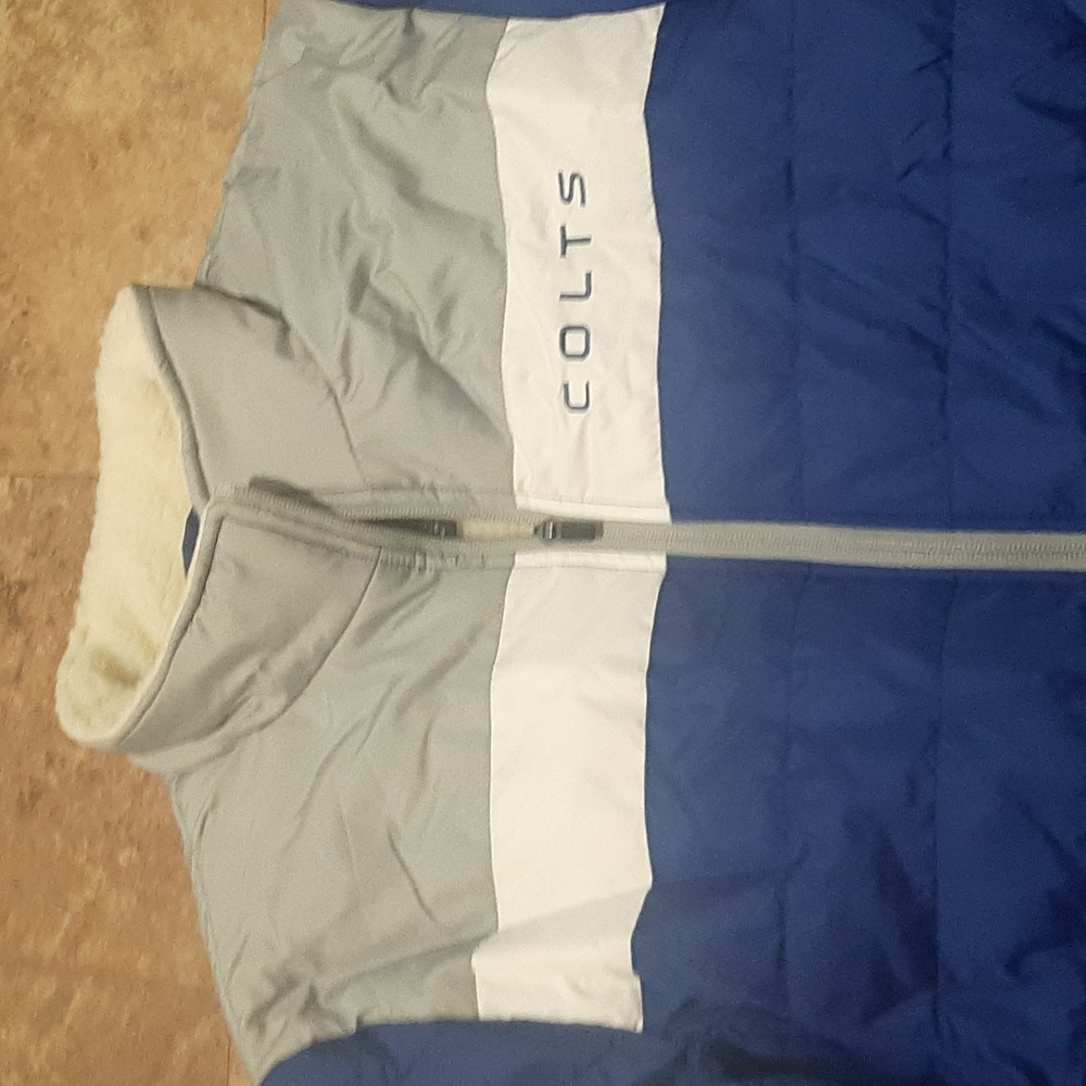 New. G-III Indianapolis Colts Perfect Game Blue/White Full-Zip Jacket. Medium. - Picture 2 of 8